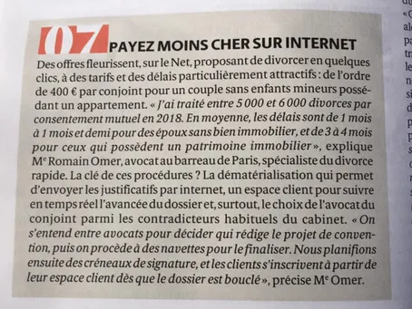 Divorce moins cher sur Internet...non ce n'est pas une bonne idée !